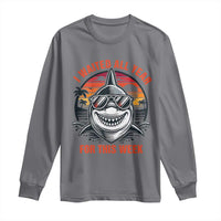 Funny Shark Summer Vacation Long Sleeve Shirt I Waited All Year For This Week