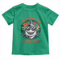 Funny Shark Summer Vacation Toddler T Shirt I Waited All Year For This Week
