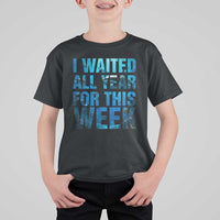 Shark Lover Week Gift T Shirt For Kid I Waited All Year For This Week