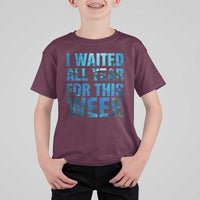 Shark Lover Week Gift T Shirt For Kid I Waited All Year For This Week