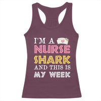 Funny Nurse Shark Gift Racerback Tank Top This Is My Week
