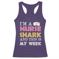 Funny Nurse Shark Gift Racerback Tank Top This Is My Week
