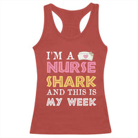 Funny Nurse Shark Gift Racerback Tank Top This Is My Week