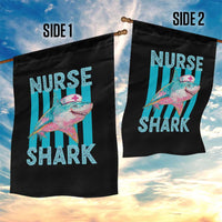 Funny Nurse Shark Garden Flag Medical Worker Appreciation Gift