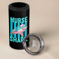 Funny Nurse Shark 4 in 1 Can Cooler Tumbler Medical Worker Appreciation Gift