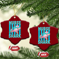 Funny Nurse Shark Ceramic Ornament Medical Worker Appreciation Gift