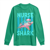 Funny Nurse Shark Long Sleeve Shirt Medical Worker Appreciation Gift