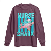 Funny Nurse Shark Long Sleeve Shirt Medical Worker Appreciation Gift