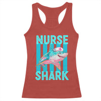 Funny Nurse Shark Racerback Tank Top Medical Worker Appreciation Gift