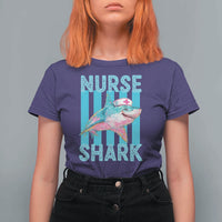 Funny Nurse Shark T Shirt For Women Medical Worker Appreciation Gift