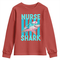Funny Nurse Shark Youth Sweatshirt Medical Worker Appreciation Gift