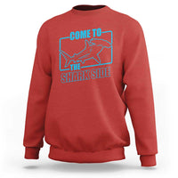 Funny Hammerhead Shark Lover Sweatshirt Come To The Shark Side
