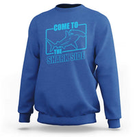 Funny Hammerhead Shark Lover Sweatshirt Come To The Shark Side