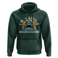 Im A Little Sharktastic Hoodie Vintage Shark Lover Week Gift
