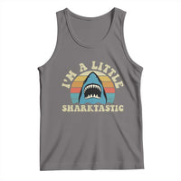 Im A Little Sharktastic Tank Top Vintage Shark Lover Week Gift