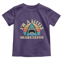 Im A Little Sharktastic Toddler T Shirt Vintage Shark Lover Week Gift
