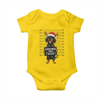 Christmas Dachshund Baby Onesie Funny Christmas Tree Killer - Wonder Print Shop