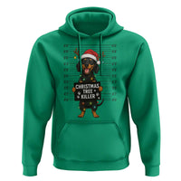 Christmas Dachshund Hoodie Funny Christmas Tree Killer - Wonder Print Shop