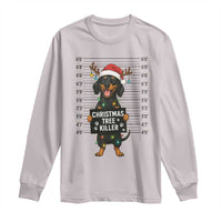 Christmas Dachshund Long Sleeve Shirt Funny Christmas Tree Killer - Wonder Print Shop