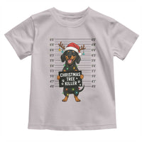 Christmas Dachshund Toddler T Shirt Funny Christmas Tree Killer - Wonder Print Shop
