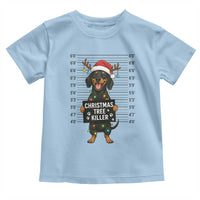 Christmas Dachshund Toddler T Shirt Funny Christmas Tree Killer - Wonder Print Shop