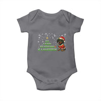 Christmas Dachshund Baby Onesie All I Want For Christmas Is A Dachshund - Wonder Print Shop
