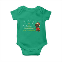 Christmas Dachshund Baby Onesie All I Want For Christmas Is A Dachshund - Wonder Print Shop