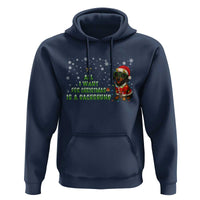 Christmas Dachshund Hoodie All I Want For Christmas Is A Dachshund - Wonder Print Shop