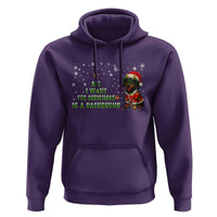 Christmas Dachshund Hoodie All I Want For Christmas Is A Dachshund - Wonder Print Shop