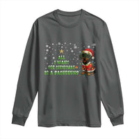 Christmas Dachshund Long Sleeve Shirt All I Want For Christmas Is A Dachshund - Wonder Print Shop