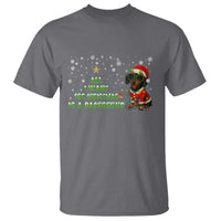 Christmas Dachshund T Shirt All I Want For Christmas Is A Dachshund - Wonder Print Shop