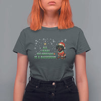Christmas Dachshund T Shirt For Women All I Want For Christmas Is A Dachshund - Wonder Print Shop