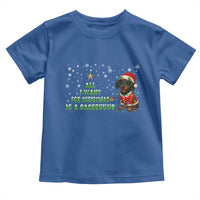 Christmas Dachshund Toddler T Shirt All I Want For Christmas Is A Dachshund - Wonder Print Shop