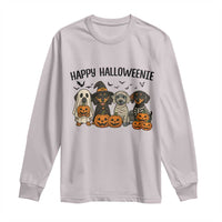 Funny Halloween Dachshund Long Sleeve Shirt Happy Halloweenie - Wonder Print Shop