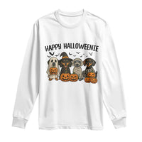 Funny Halloween Dachshund Long Sleeve Shirt Happy Halloweenie - Wonder Print Shop