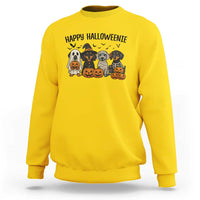 Funny Halloween Dachshund Sweatshirt Happy Halloweenie - Wonder Print Shop
