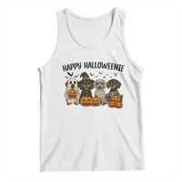 Funny Halloween Dachshund Tank Top Happy Halloweenie - Wonder Print Shop