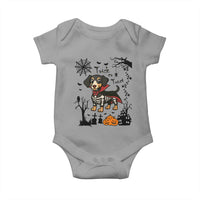 Funny Halloween Gift Baby Onesie Trick Or Treat With My Dachshund Dracula - Wonder Print Shop