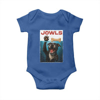Pitbull Lover Baby Onesie Funny Jowls Horror Dog Poster - Wonder Print Shop