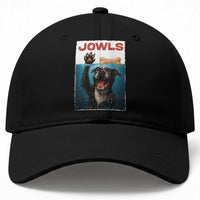 Pitbull Lover Baseball Cap Funny Jowls Horror Dog Poster