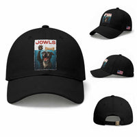 Pitbull Lover Baseball Cap Funny Jowls Horror Dog Poster