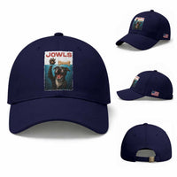 Pitbull Lover Baseball Cap Funny Jowls Horror Dog Poster