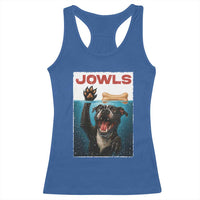 Pitbull Lover Racerback Tank Top Funny Jowls Horror Dog Poster - Wonder Print Shop