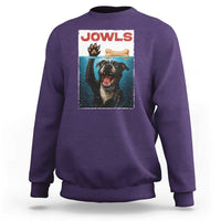 Pitbull Lover Sweatshirt Funny Jowls Horror Dog Poster - Wonder Print Shop