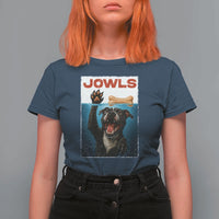 Pitbull Lover T Shirt For Women Funny Jowls Horror Dog Poster - Wonder Print Shop