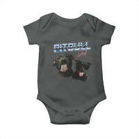 Pitbull Dad Baby Onesie Funny Gift For Pitbull Lover - Wonder Print Shop