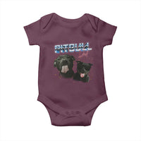 Pitbull Dad Baby Onesie Funny Gift For Pitbull Lover - Wonder Print Shop