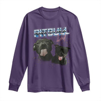 Pitbull Dad Long Sleeve Shirt Funny Gift For Pitbull Lover - Wonder Print Shop