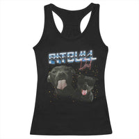 Pitbull Dad Racerback Tank Top Funny Gift For Pitbull Lover - Wonder Print Shop