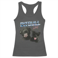Pitbull Dad Racerback Tank Top Funny Gift For Pitbull Lover - Wonder Print Shop
